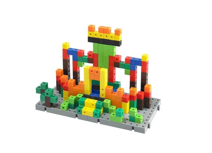 Interlocking Cubes Jar - Pk400-Interlocking Cubes Jar - Pk400