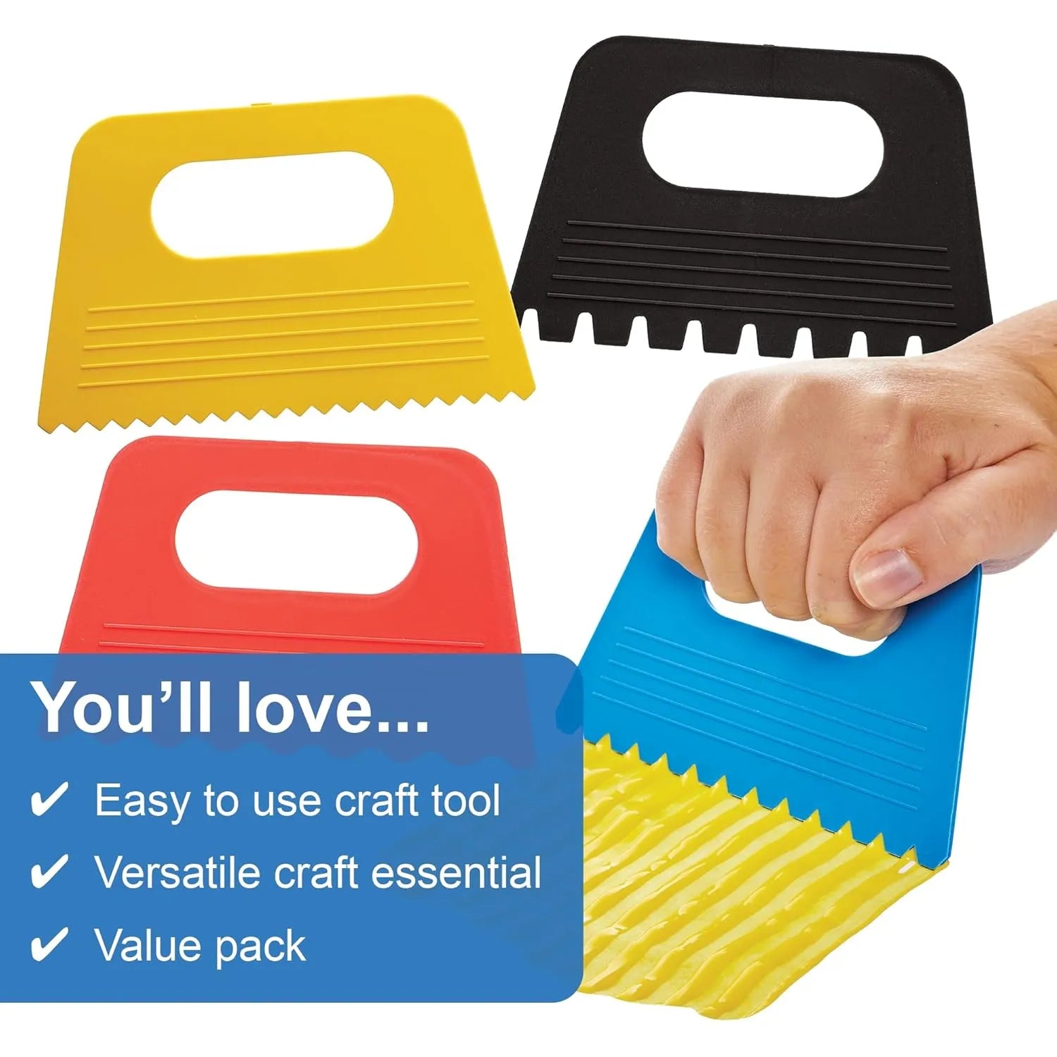 Invicta Paint Scrapers Pack of 4-Invicta Paint Scrapers Pack of 4