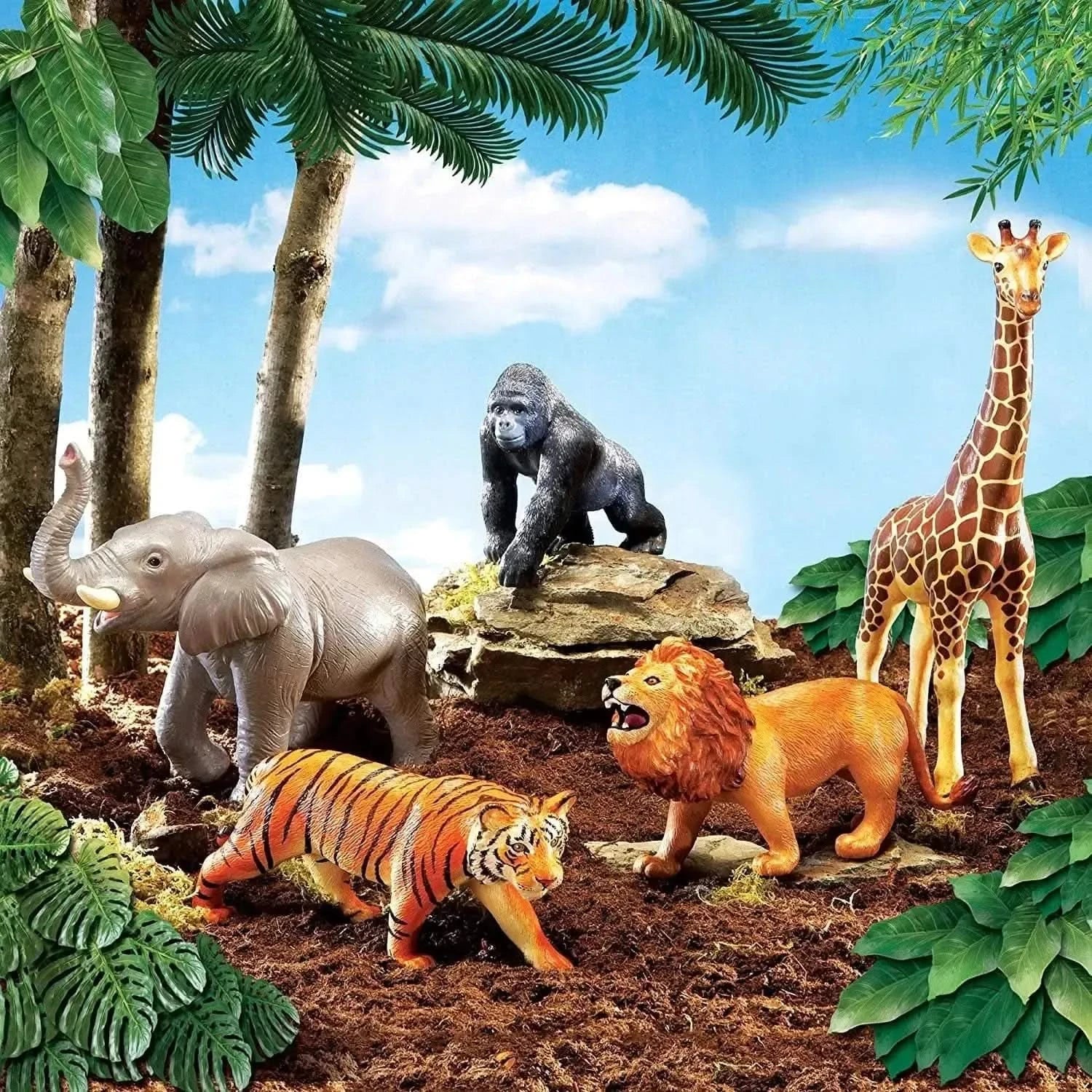 Jumbo Jungle Animals-Jumbo Jungle Animals