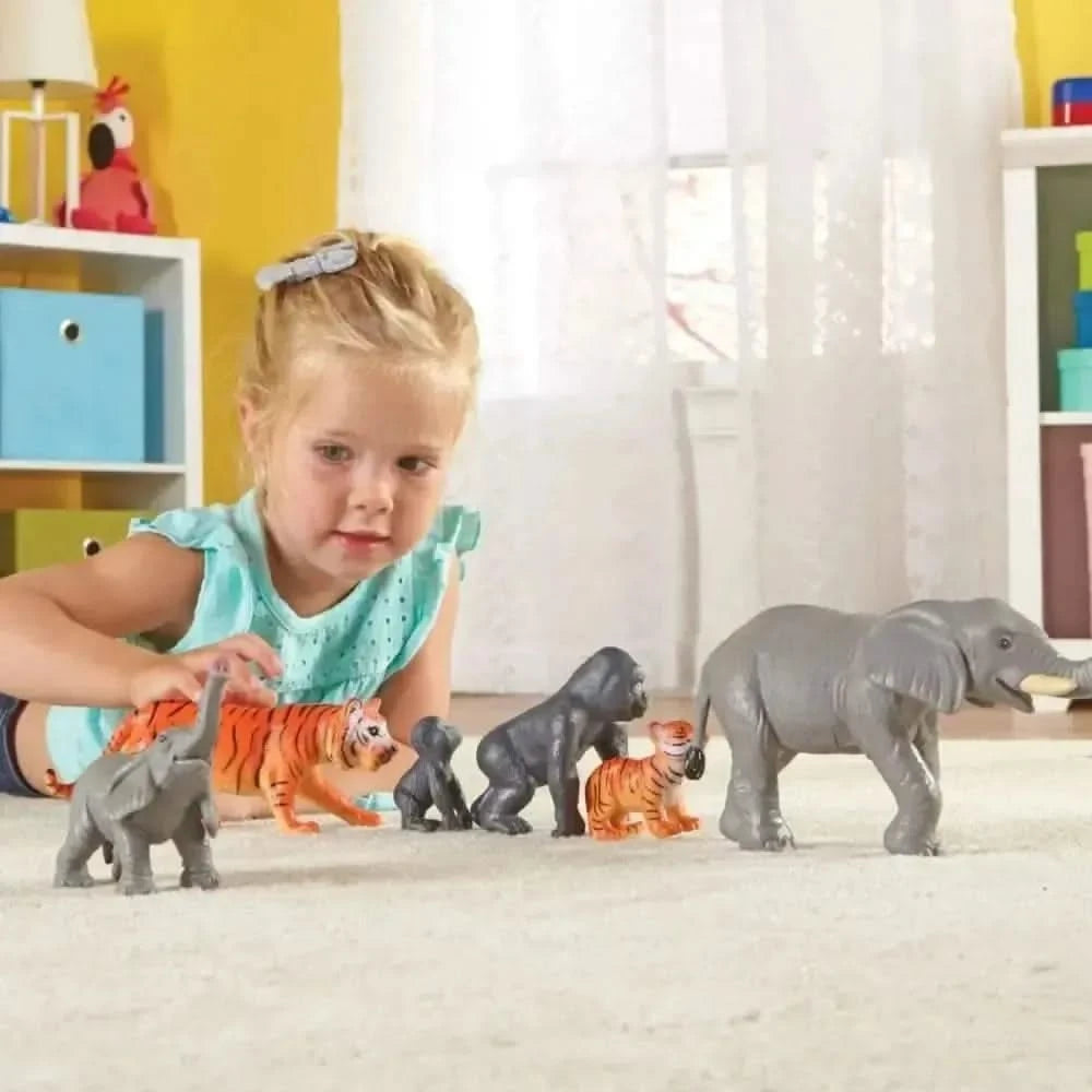 Jumbo Jungle Animals Mommas & Babies-Jumbo Jungle Animals Mommas & Babies
