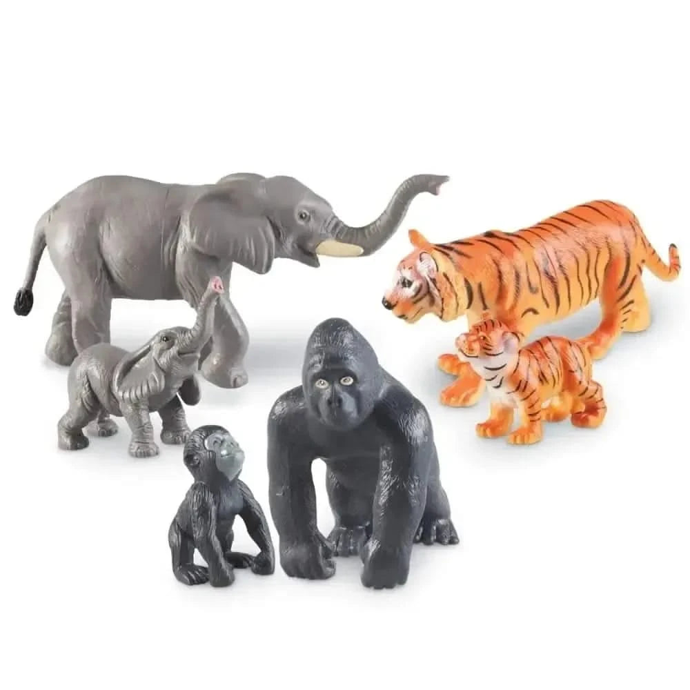 Jumbo Jungle Animals Mommas & Babies-Jumbo Jungle Animals Mommas & Babies