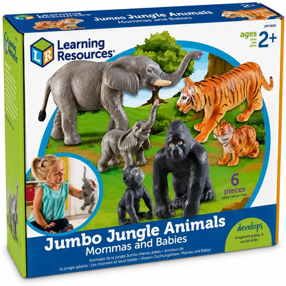 Jumbo Jungle Animals Mommas & Babies-Jumbo Jungle Animals Mommas & Babies