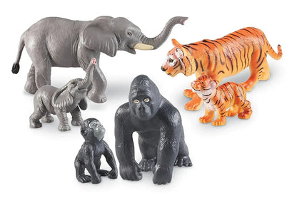 Jumbo Jungle Animals Mommas & Babies-Jumbo Jungle Animals Mommas & Babies