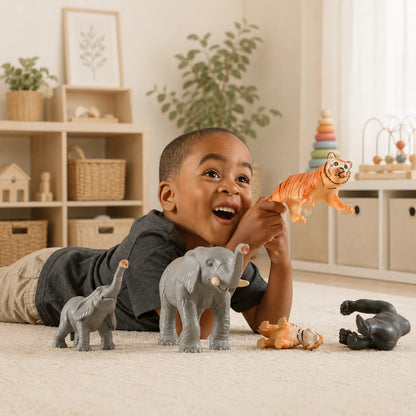 Jumbo Jungle Animals Mommas & Babies-Jumbo Jungle Animals Mommas & Babies