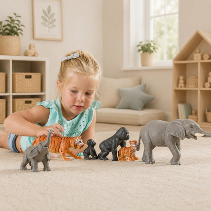 Jumbo Jungle Animals Mommas & Babies-Jumbo Jungle Animals Mommas & Babies