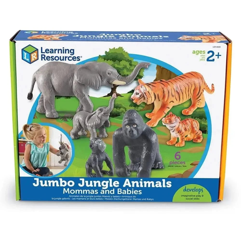 Jumbo Jungle Animals Mommas & Babies-Jumbo Jungle Animals Mommas & Babies