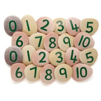 Jumbo Number Pebbles, Children will love this hands-on approach to early numeracy using this supersized version of our best-selling Number Pebbles. The Jumbo Number Pebbles are perfectly sized for little hands to explore and play with, our Jumbo Number Pebbles are ideal for introducing numbers to young children. Each one is engraved and painted with a number making them highly appealing and tactile. Children will enjoy collecting, sorting and ordering these giant pebbles, leading to rich opportunities for d