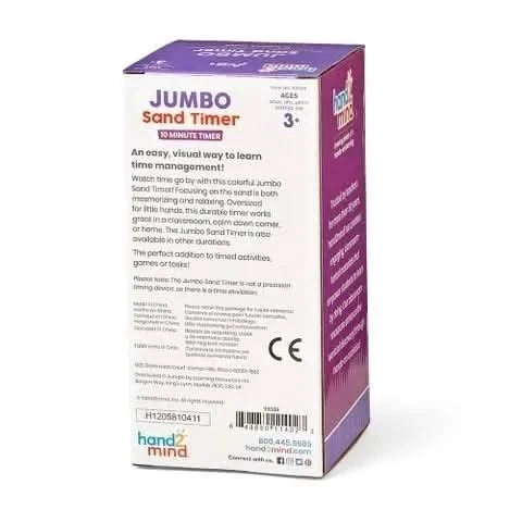 Jumbo Sand Timers 10-Minutes-Jumbo Sand Timers 10-Minutes