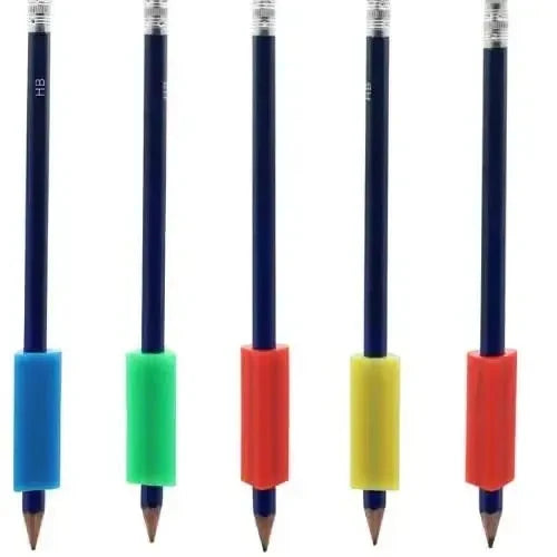 Jumbo Triangular Pencil Grips Pack of 5-Jumbo Triangular Pencil Grips Pack of 5