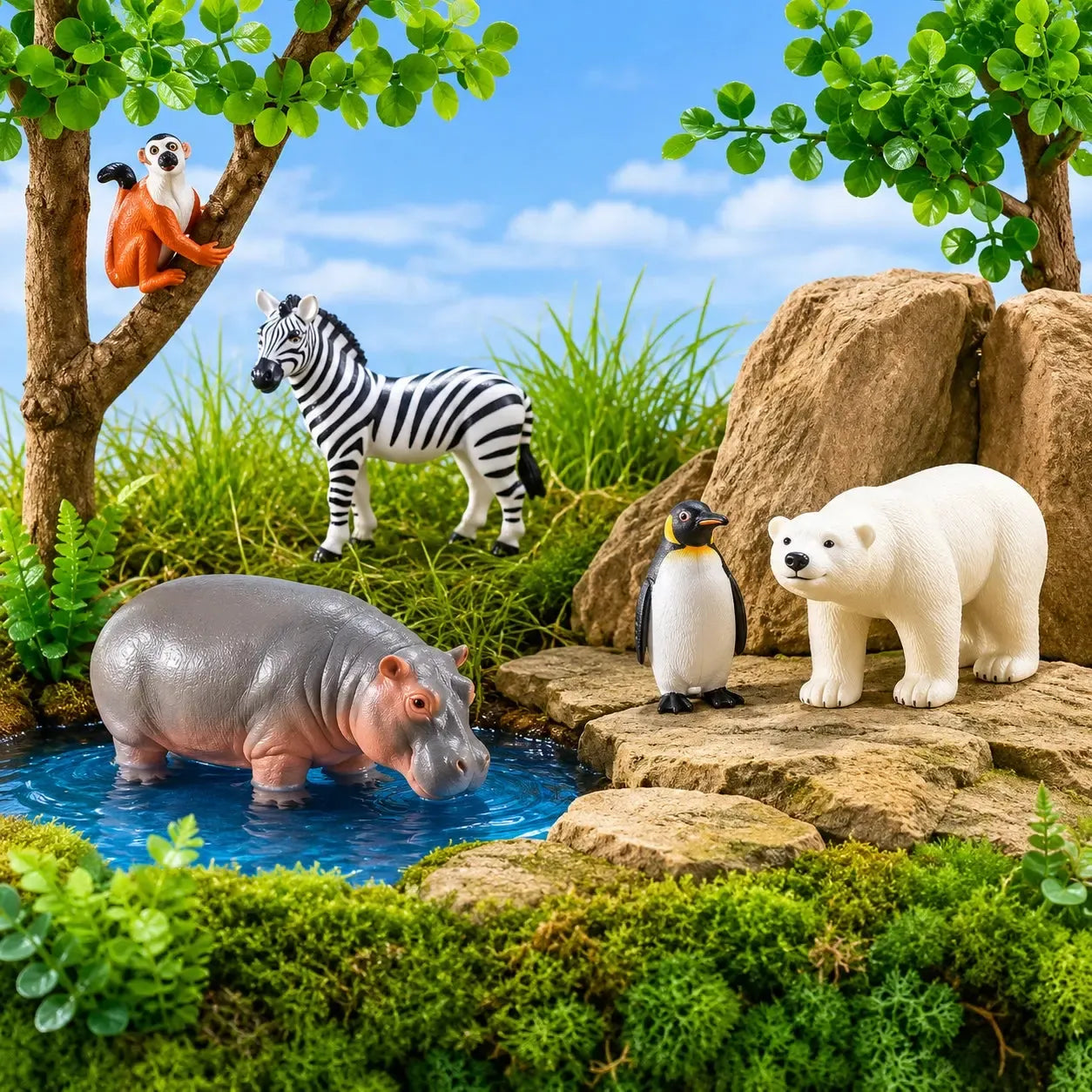 Jumbo Zoo Animals-Jumbo Zoo Animals