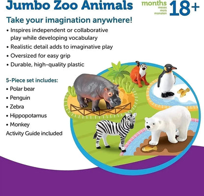 Jumbo Zoo Animals-Jumbo Zoo Animals