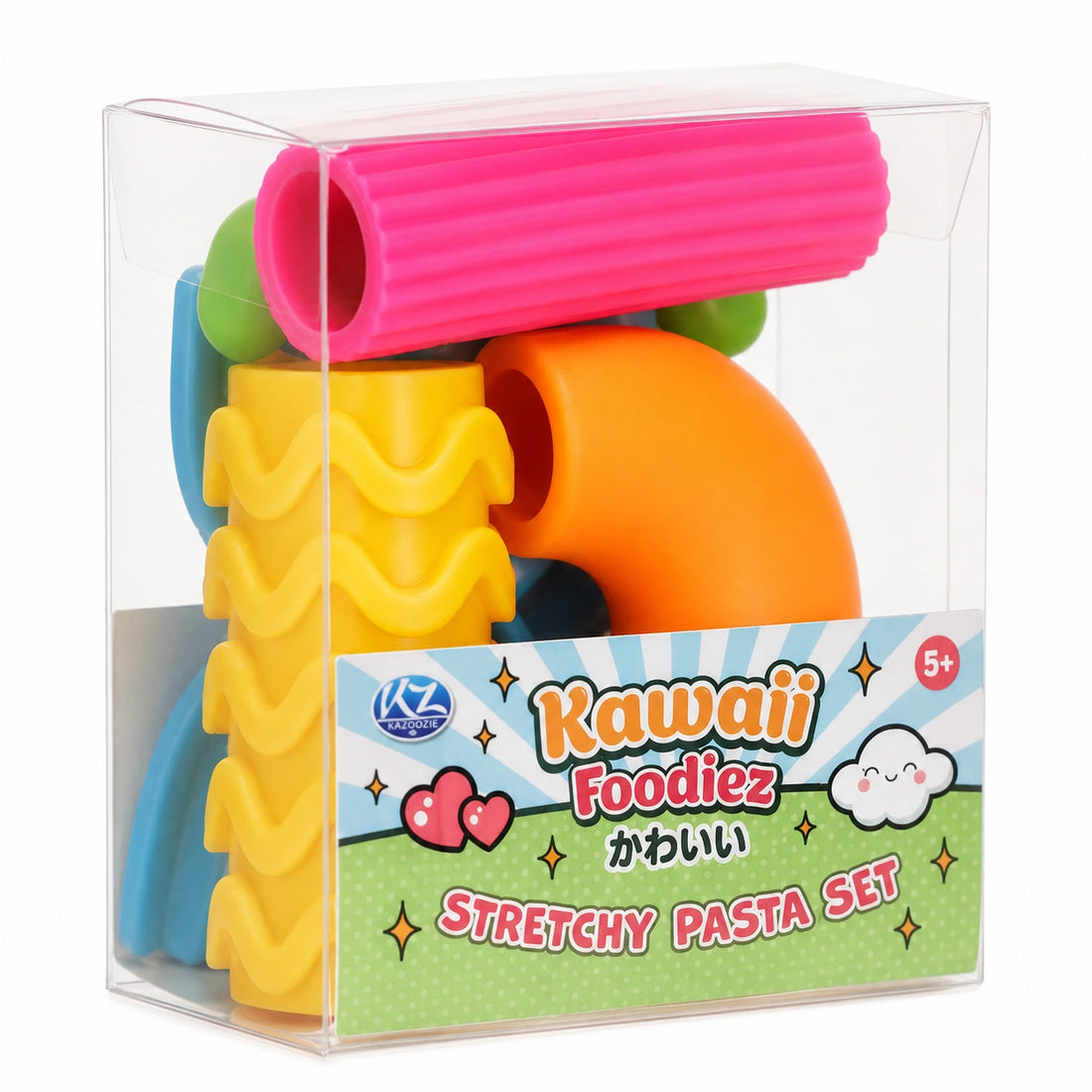 Kawaii Foodiez Stretchy Pasta Set-Kawaii Foodiez Stretchy Pasta Set