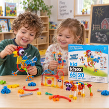 Children building Kid K'NEX Farmin' Friends
