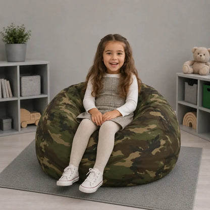 Kids Classic Beanbag Indoor Outdoor Camo-Kids Classic Beanbag Indoor Outdoor Camo