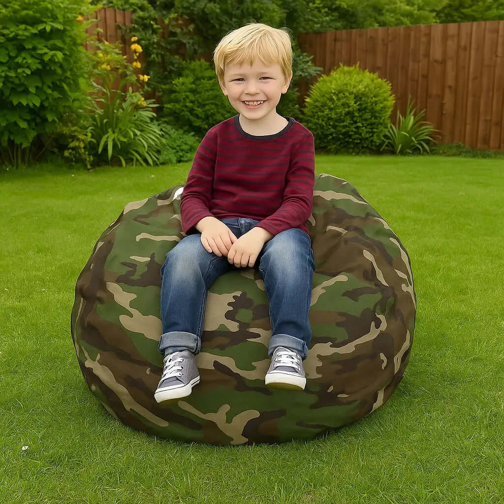 Kids Classic Beanbag Indoor Outdoor Camo-Kids Classic Beanbag Indoor Outdoor Camo