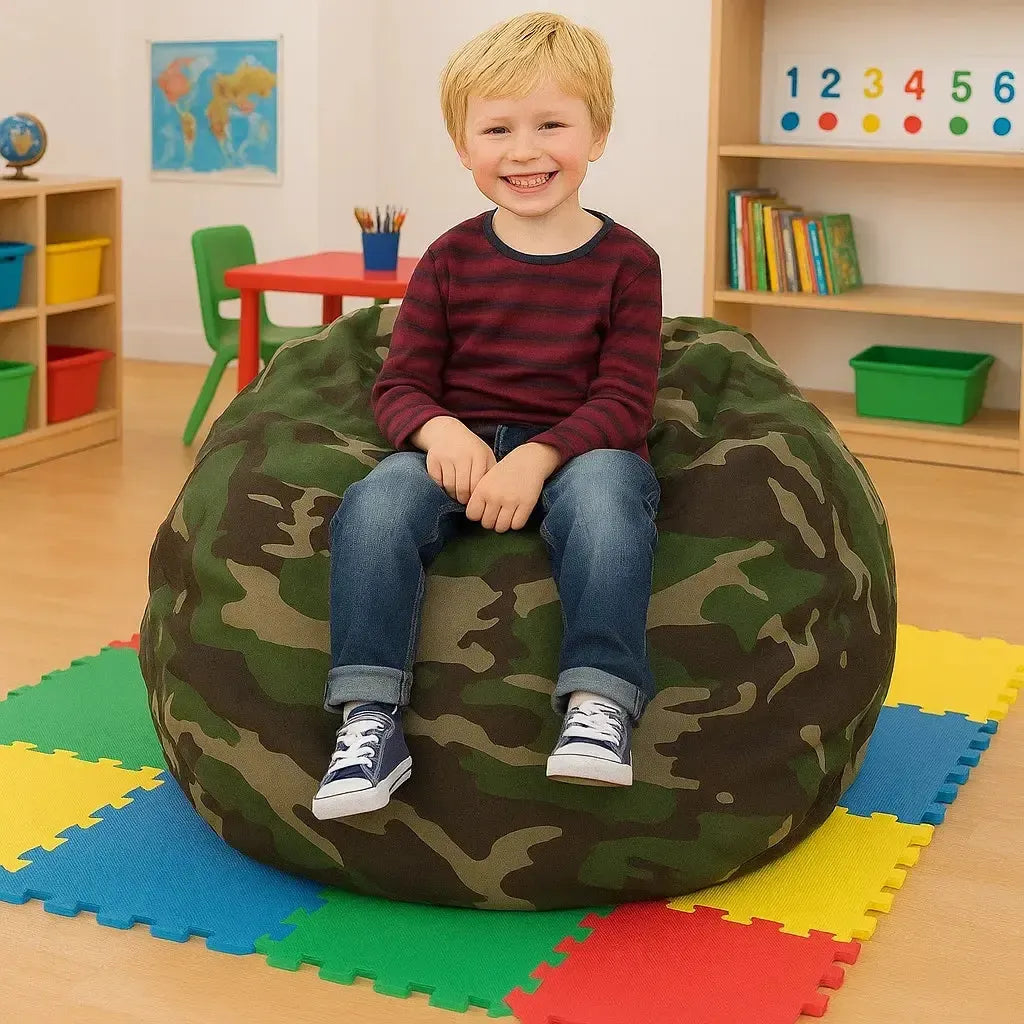 Kids Classic Beanbag Indoor Outdoor Camo-Kids Classic Beanbag Indoor Outdoor Camo