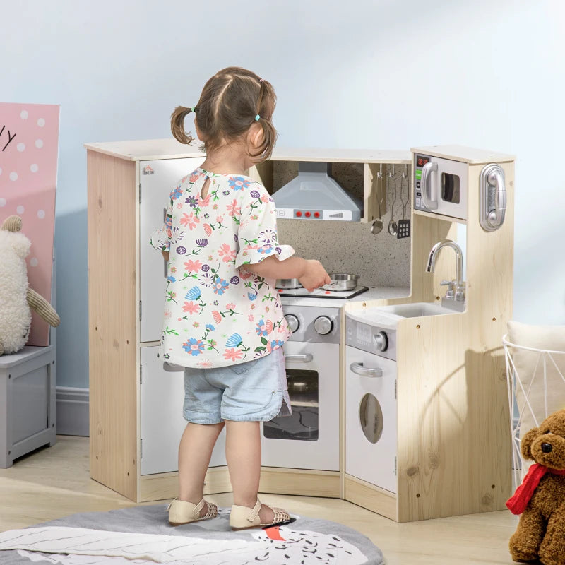 Kids Retro Play Kitchen-Kids Retro Play Kitchen