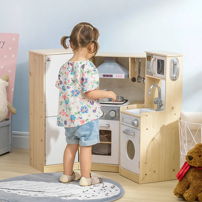 Kids Retro Play Kitchen-Kids Retro Play Kitchen
