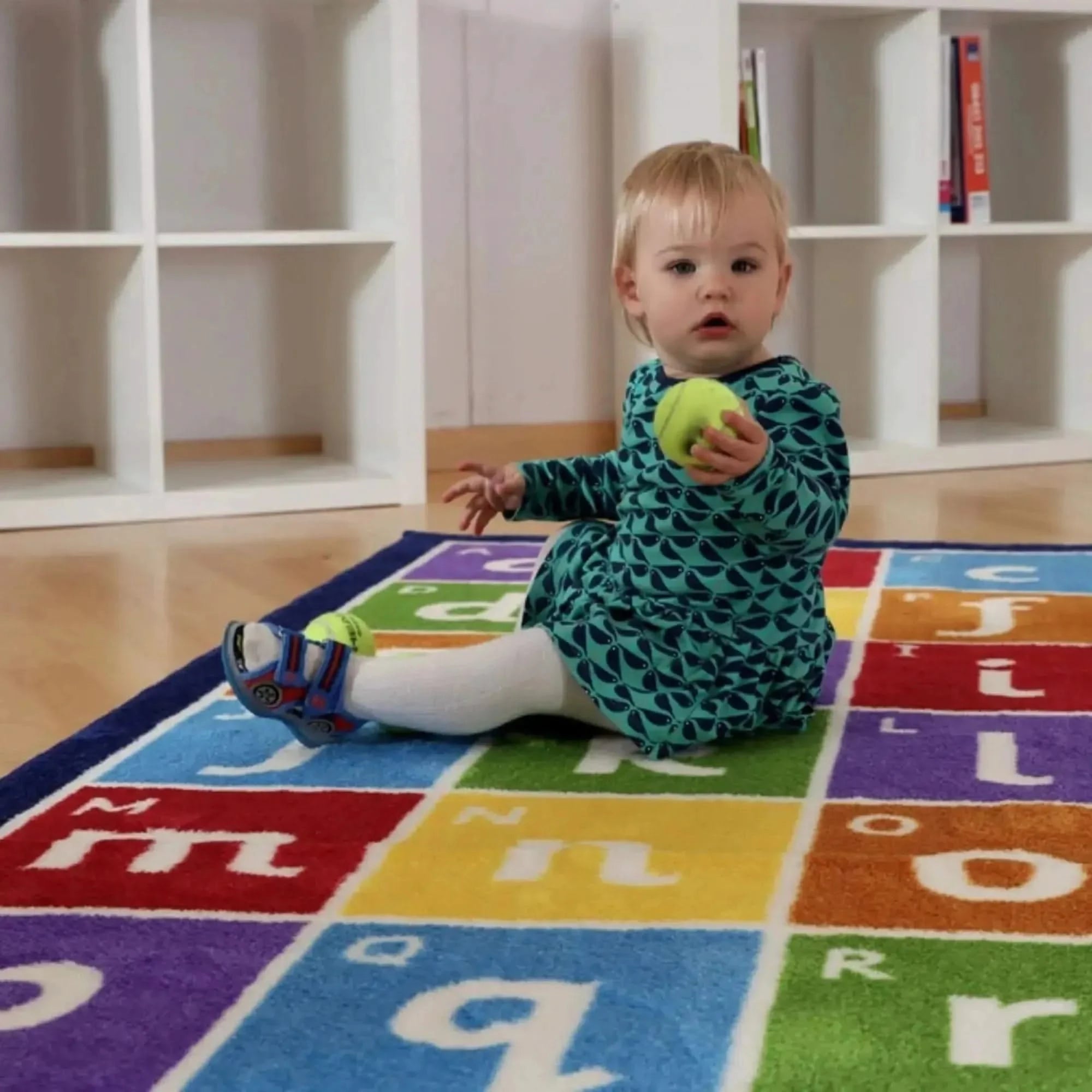 Kinder Alphabet Runner Carpet 3 X 1 Metre-Kinder Alphabet Runner Carpet 3 X 1 Metre