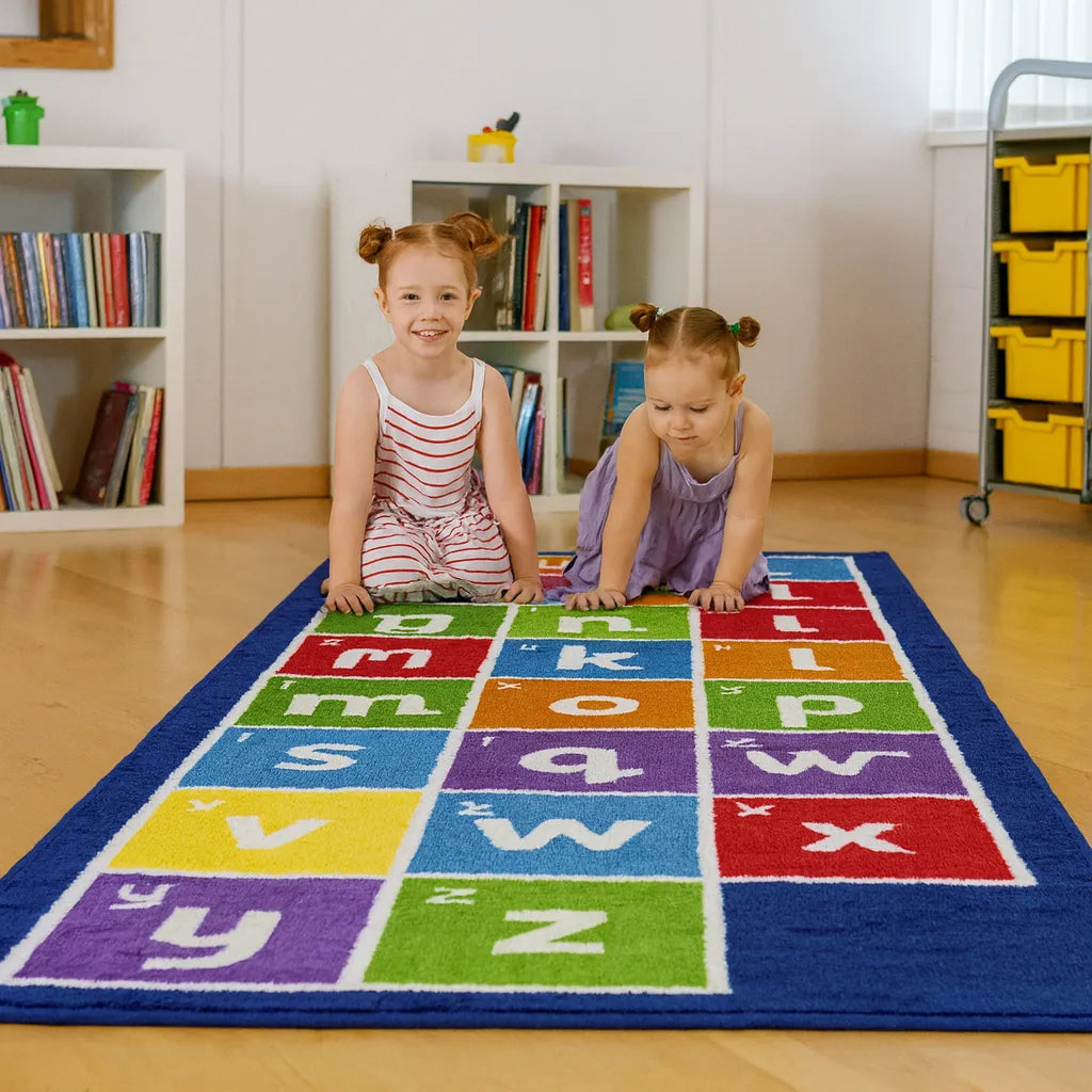 Kinder Alphabet Runner Carpet 3 X 1 Metre-Kinder Alphabet Runner Carpet 3 X 1 Metre