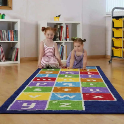 Kinder Alphabet Runner Carpet 3 X 1 Metre-Kinder Alphabet Runner Carpet 3 X 1 Metre