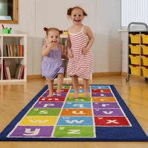 Kinder Alphabet Runner Carpet 3 X 1 Metre-Kinder Alphabet Runner Carpet 3 X 1 Metre