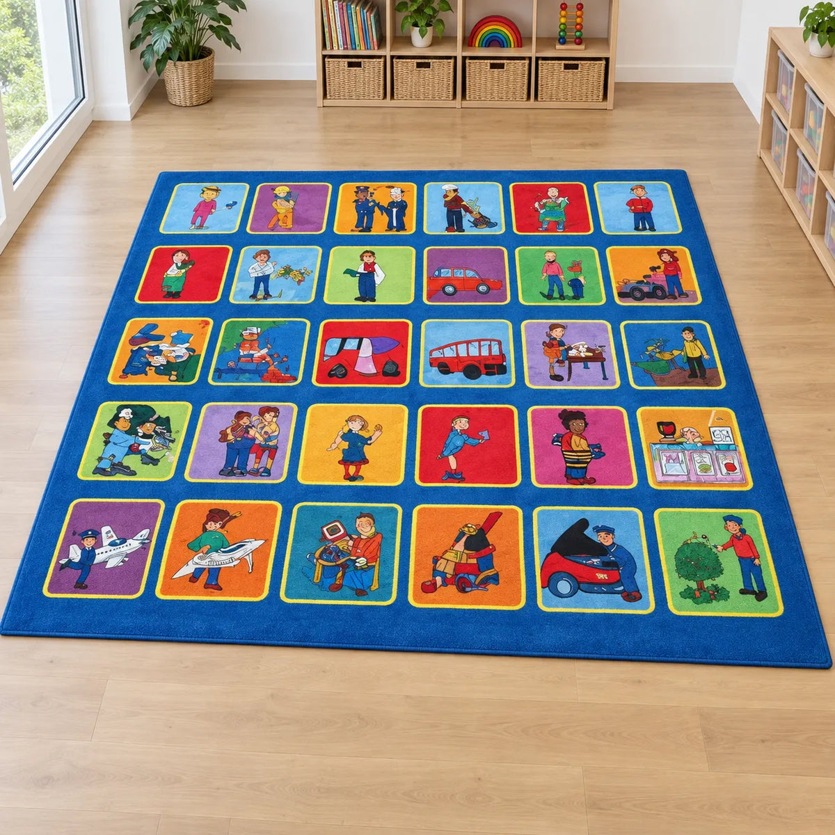 Kinder Occupations Placement Carpet in quiet area without children