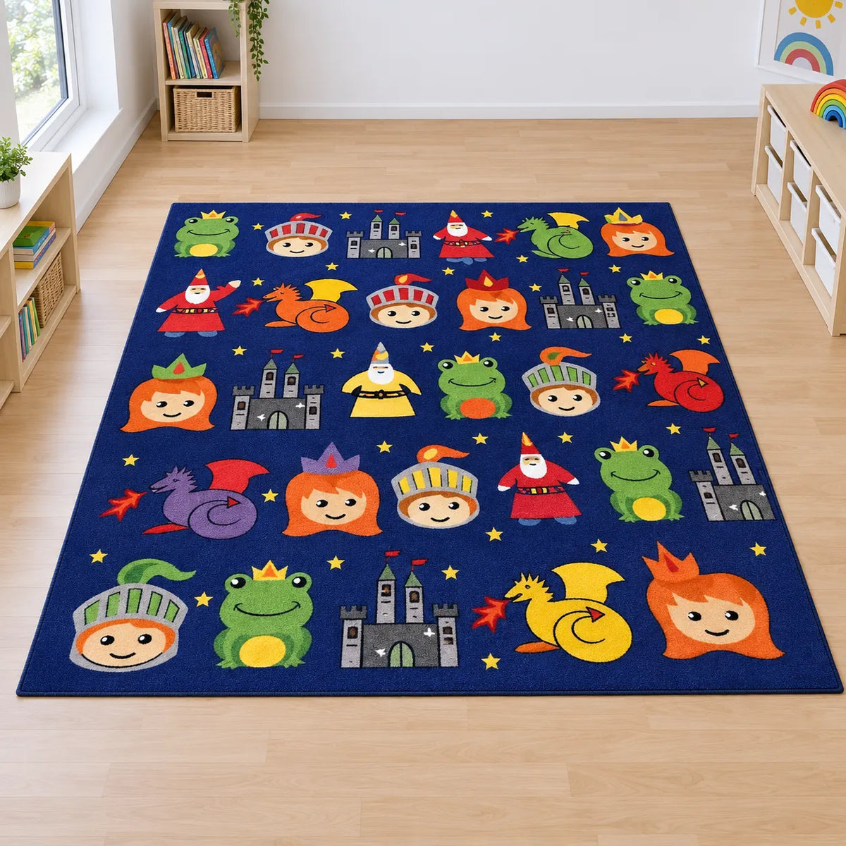 Kinder Story Time Carpet in nursery without children