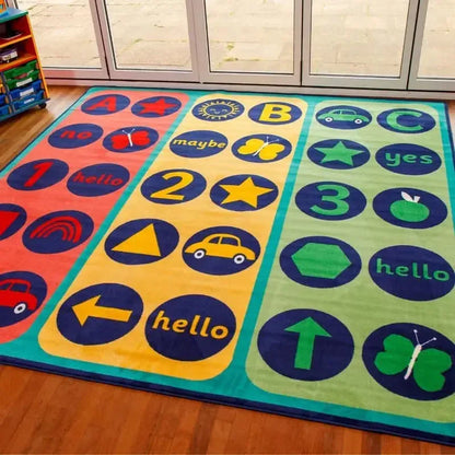 Kinder™ Yes, No, Maybe Placement Carpet-Kinder™ Yes, No, Maybe Placement Carpet