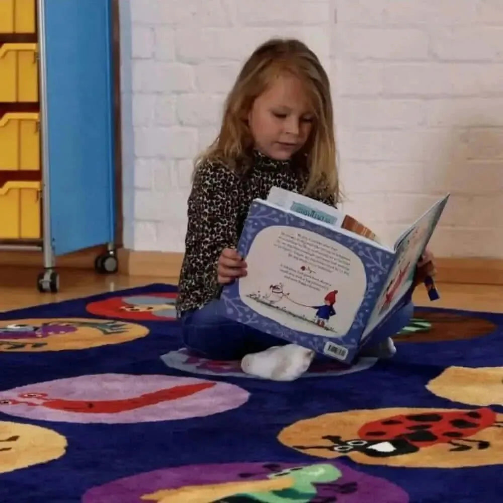 Kinder™Mini Beasts Carpet 3 x 3 Metre-Kinder™Mini Beasts Carpet 3 x 3 Metre