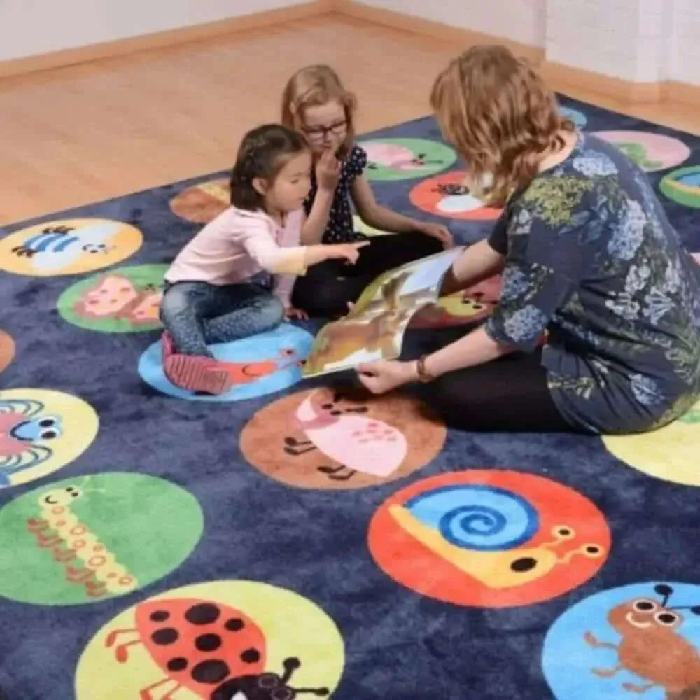 Kinder™Mini Beasts Carpet 3 x 3 Metre-Kinder™Mini Beasts Carpet 3 x 3 Metre
