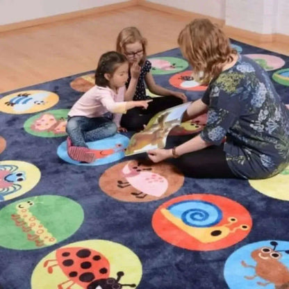 Kinder™Mini Beasts Carpet 3 x 3 Metre-Kinder™Mini Beasts Carpet 3 x 3 Metre
