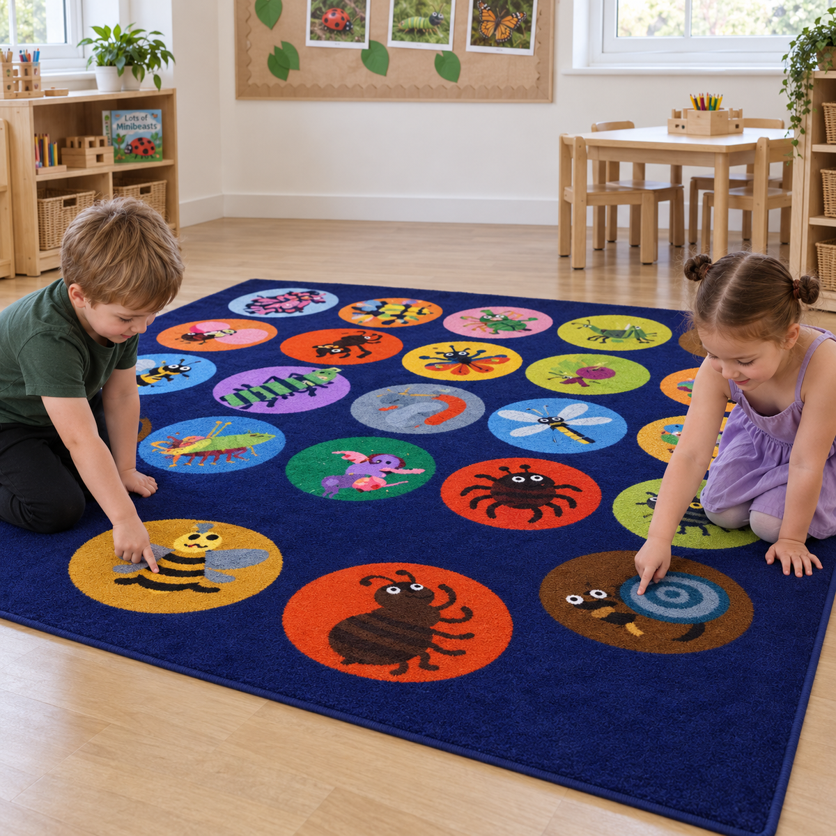 Kinder Mini Beasts Carpet lifestyle image 7 of 8