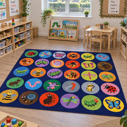 Kinder Mini Beasts Carpet lifestyle image 1 of 8