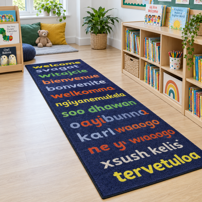 Kinder Welcome Runner Carpet 3 x 1 Metre lifestyle image 6 of 8 without children