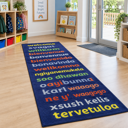 Kinder Welcome Runner Carpet 3 x 1 Metre lifestyle image 7 of 8 without children
