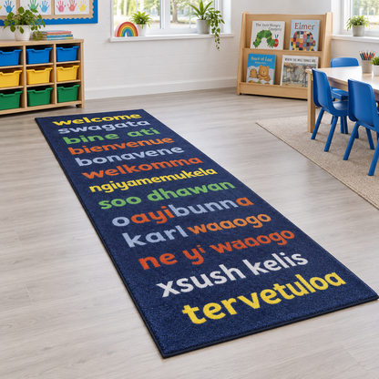 Kinder Welcome Runner Carpet 3 x 1 Metre lifestyle image 8 of 8 without children