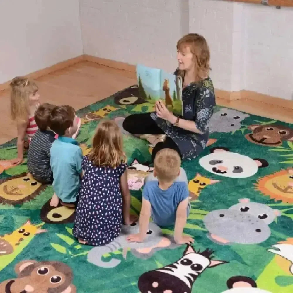 Kinder™Wild Animals Carpet 3 x 3 metre-Kinder™Wild Animals Carpet 3 x 3 metre
