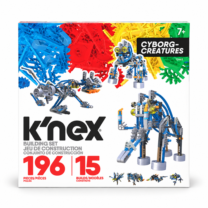 K'NEX Classics Cyborg Creatures 196 piece 15 model building set