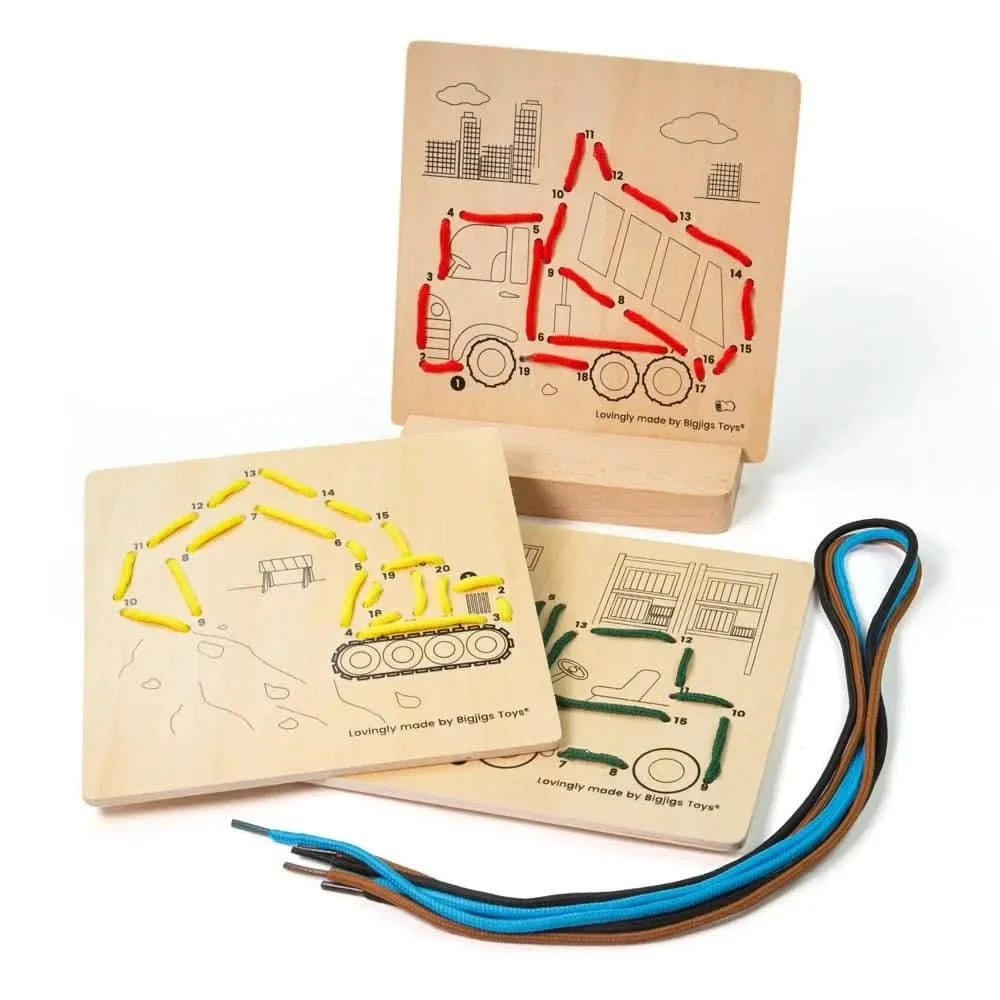 Lacing by Numbers - Construction-Lacing by Numbers - Construction