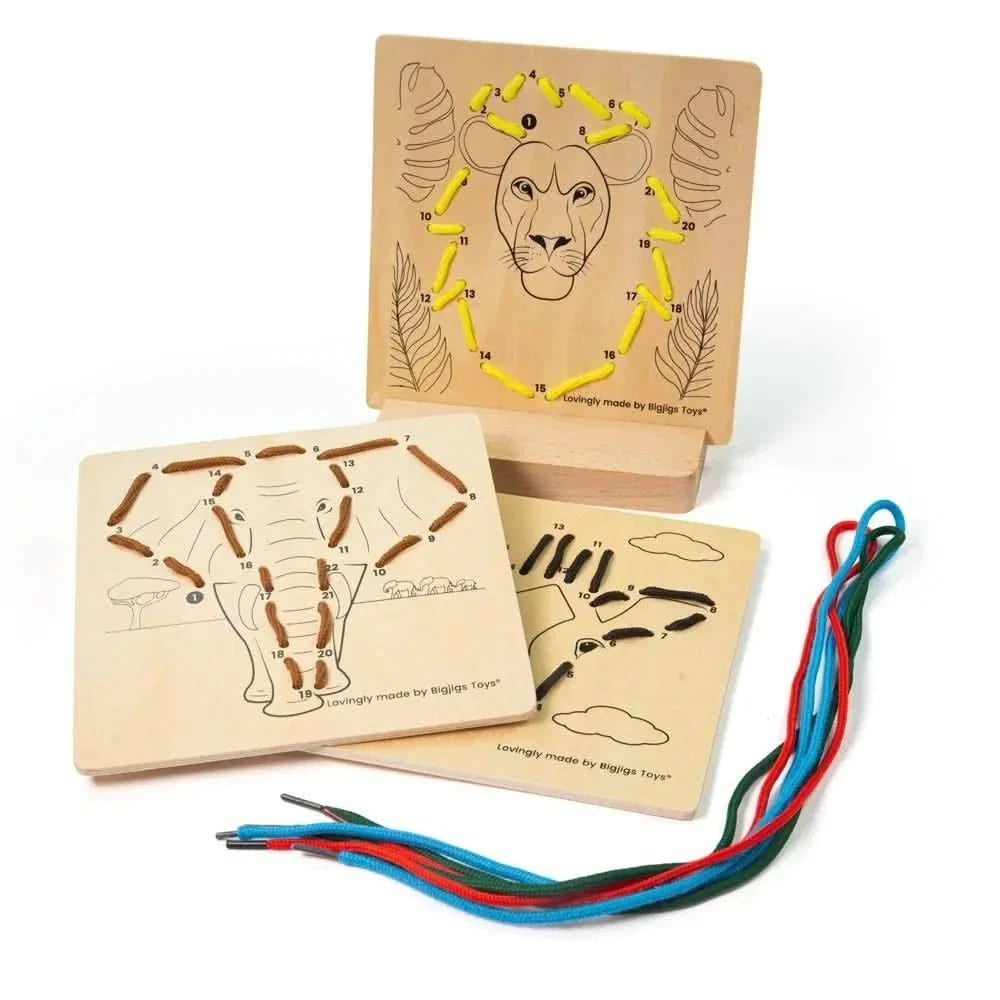 Lacing by Numbers - Jungle-Lacing by Numbers - Jungle