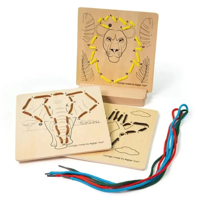 Lacing by Numbers - Jungle-Lacing by Numbers - Jungle