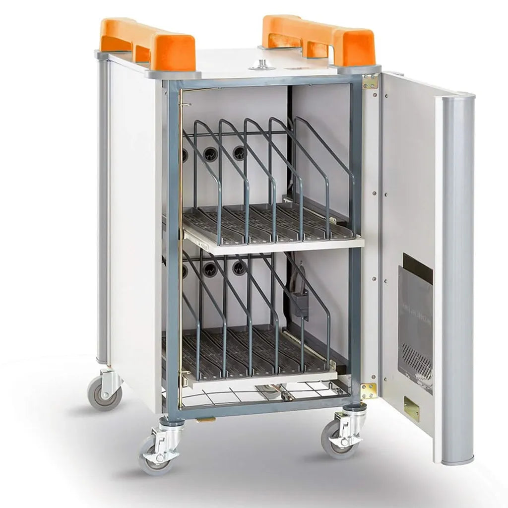LapCabby 10v Charging Trolley for 10 Laptops/Chromebooks-LapCabby 10v Charging Trolley for 10 Laptops/Chromebooks