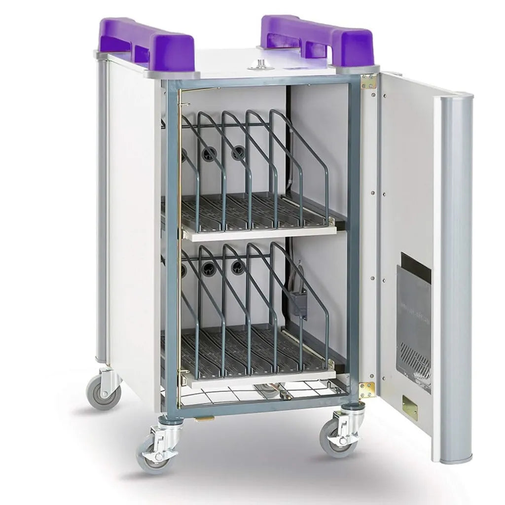 LapCabby 10v Charging Trolley for 10 Laptops/Chromebooks-LapCabby 10v Charging Trolley for 10 Laptops/Chromebooks