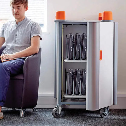 LapCabby 10v Charging Trolley for 10 Laptops/Chromebooks-LapCabby 10v Charging Trolley for 10 Laptops/Chromebooks