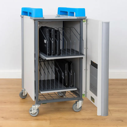 LapCabby 16v Charging Trolley for 16 Laptops/Chromebooks-LapCabby 16v Charging Trolley for 16 Laptops/Chromebooks