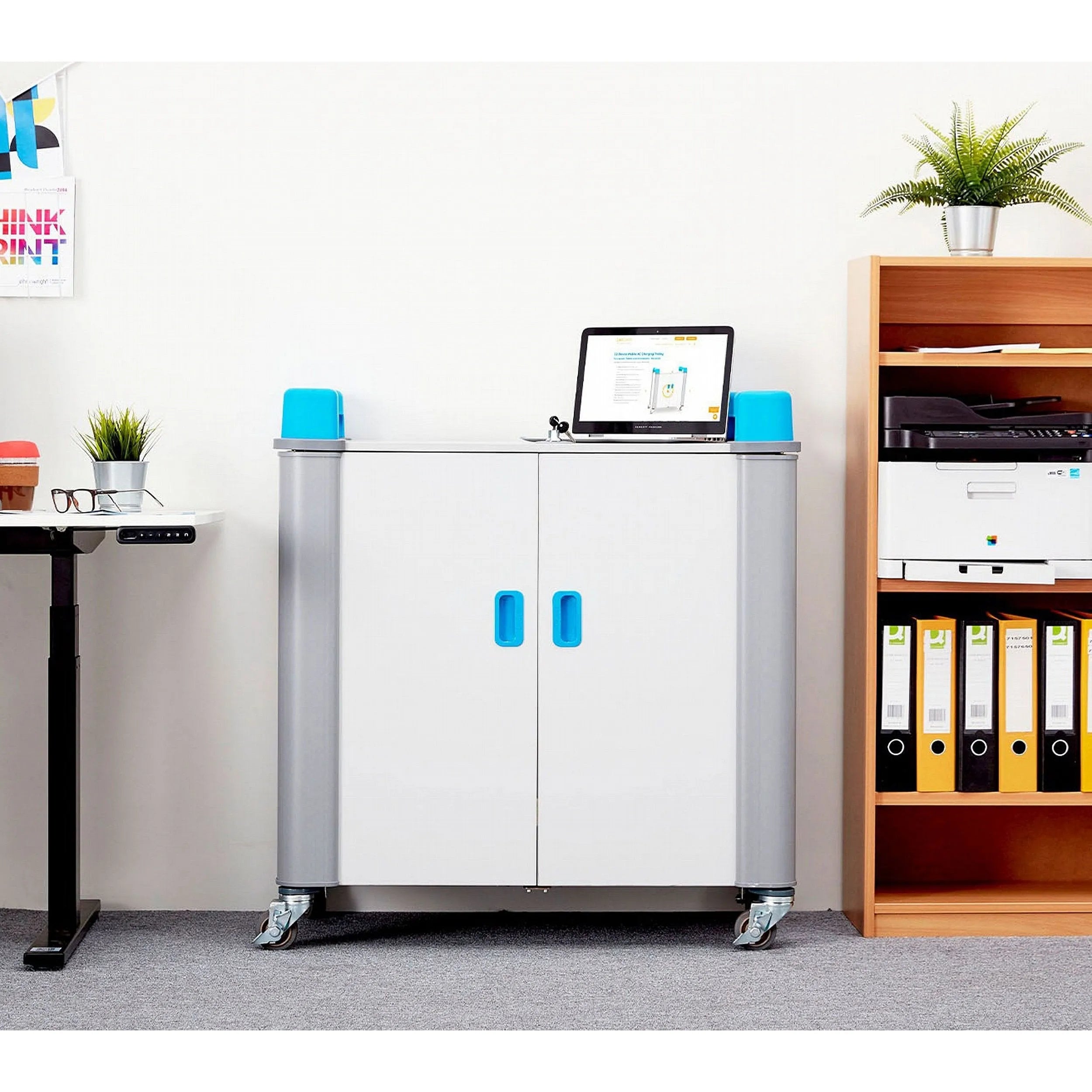 LapCabby 32H Charging Trolley for 32 Laptops/Chromebooks-LapCabby 32H Charging Trolley for 32 Laptops/Chromebooks