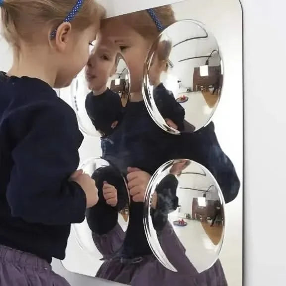 Large 4-Domed Acrylic Mirror Panel-Large 4-Domed Acrylic Mirror Panel
