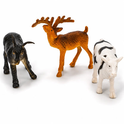 Large Animal Farm Figures and Play Mat-Large Animal Farm Figures and Play Mat