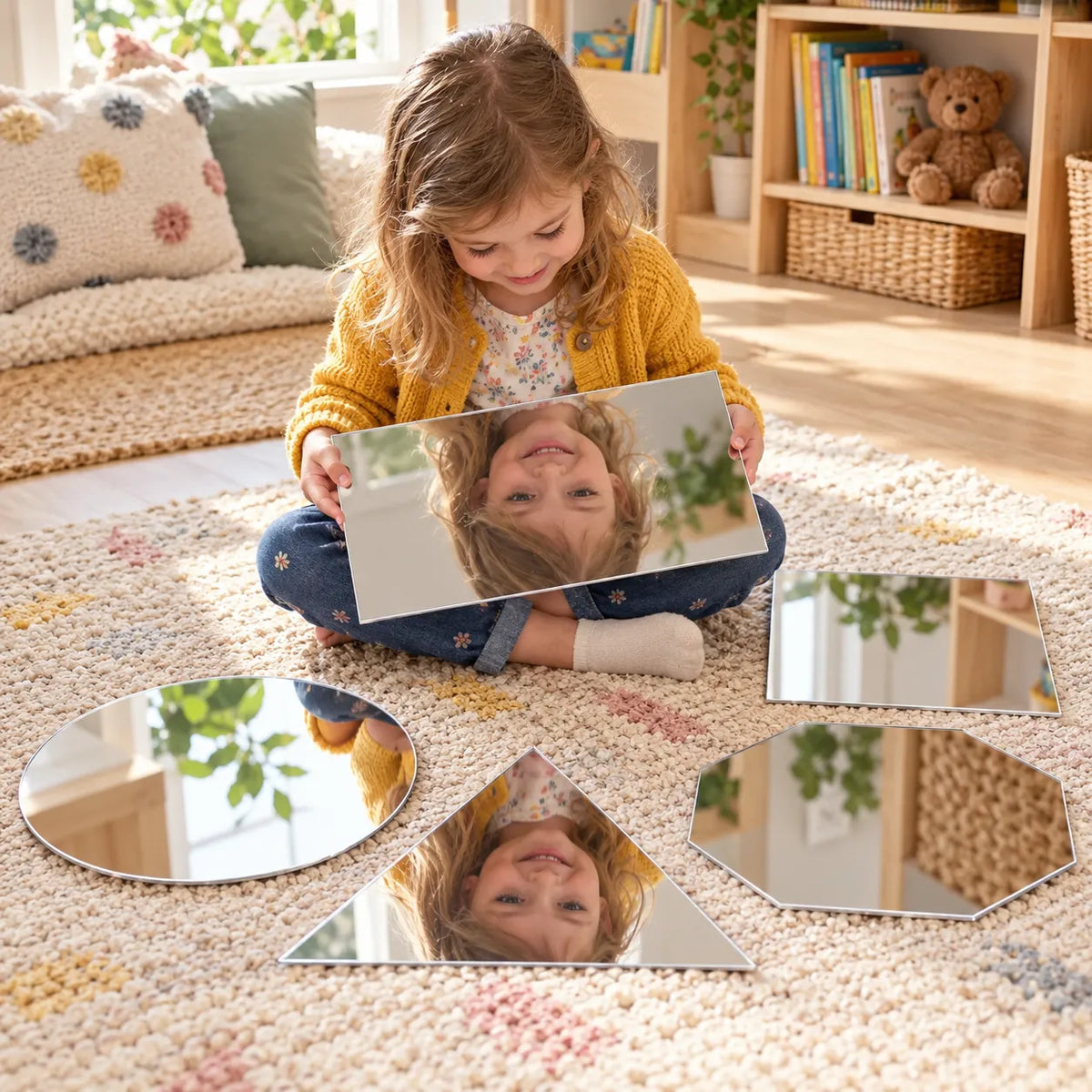 Large Geometric Shape Mirrors-Large Geometric Shape Mirrors